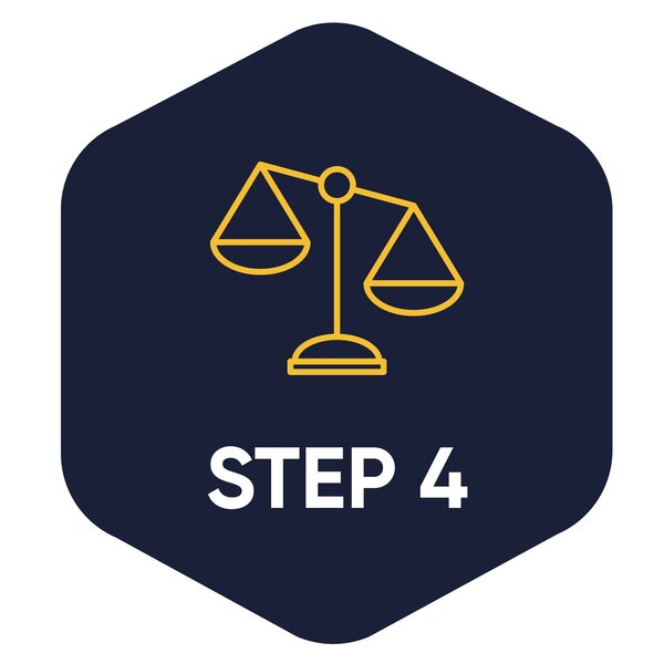 Symbol for step 4.